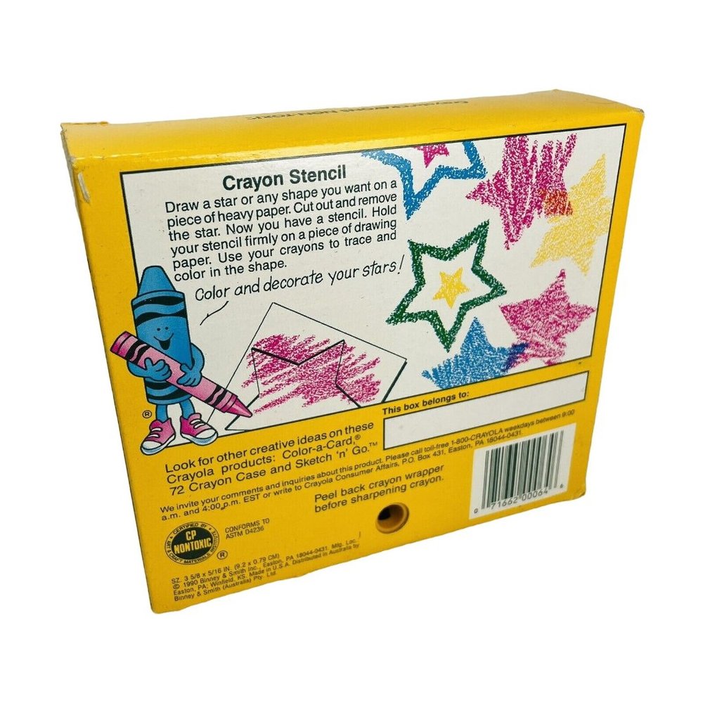 Vintage Crayola Crayons Sharpener Box 64 with Sharpener - Picture 8 of 13